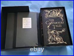 Folio Society Geoffrey Chaucer Canterbury Tales Eric Gill Limited Edition Boxset