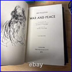 Folio Society Leo Tolstoy War And Peace Leather Bound Limited Edition 1971 Books