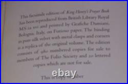Folio Society Limited Edition King Henry's Prayer Book