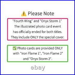 Fourth Wing + Iron Flame 1, 2 + Onyx Storm 1 (Korean) Set Limited Edition