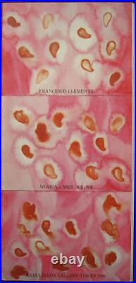 Francesco Clemente Artworks Book Women & Men 1986 Limited Edition from Japan