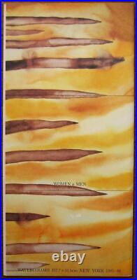 Francesco Clemente Artworks Book Women & Men 1986 Limited Edition from Japan