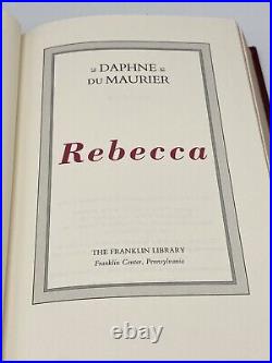 Franklin Library REBECCA Collectors LIMITED Edition GOTHIC HORROR Scarce R ED
