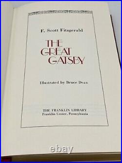 Franklin Library THE GREAT GATSBY Collectors LIMITED DELUXE Edition ILLUSTRATED