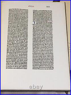 GUTENBERG BIBLE Box Set RARE PRINT Limited Edition 1932 The Book Of Books Rare