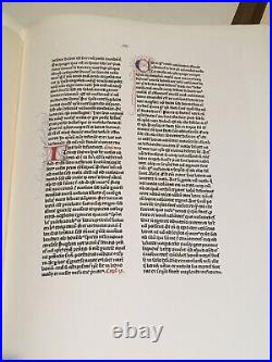 GUTENBERG BIBLE Box Set RARE PRINT Limited Edition 1932 The Book Of Books Rare