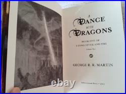 George R R Martin A Dance with Dragons -Subterranean Press SIGNED Numbered OOP