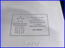 Guinness Book of World Records Facsimile Limited Edition (35 / 5000) Hardcover