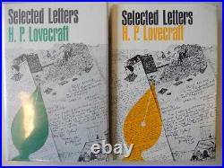 H. P. Lovecraft Selected Letters 1-5 Lot Arkham House Books