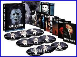 HALLOWEEN NEW BLU RAY BOX SET limited edition 9 blu rays book and artcards