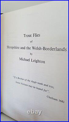 HARDBACK Trout Flies of Shropshire & the Welsh Borderlands Michael Leighton book
