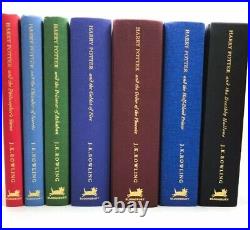 HARRY POTTER Deluxe Limited Edition, Rare Set of Books 1-7, Never Opened