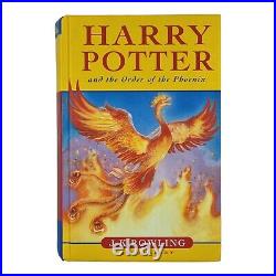 Harry Potter And The Order Of The Phoenix Hardback First Edition First Print