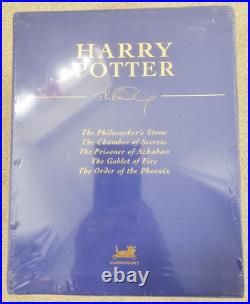 Harry Potter Deluxe Limited Edition Cloth Box Set Books 1-5 Brand New Sealed