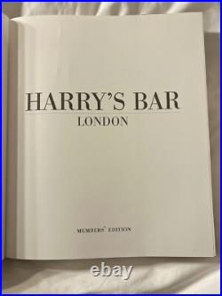 Harry's Bar London Limited Edition Book