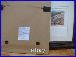 Henry Moore Signed And Numbered Lithographs Shelter Sketch Book Lot Of 2