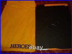 Heroes & Villains Deluxe Edition Signed Genesis Publications Book Roger Moore