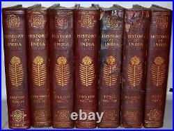 History of India (9 Volume Set Complete) Hardback Books 1906 Grolier LTD ED