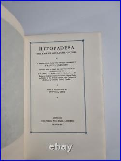 Hitopadesa The Book Of Wholesome Counsel 1 Of 50 Signed Limited edition