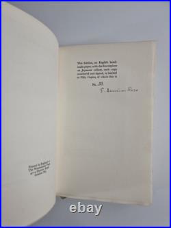 Hitopadesa The Book Of Wholesome Counsel 1 Of 50 Signed Limited edition