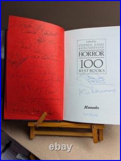 Horror 100 Best Books signed limited 1st edition 1988