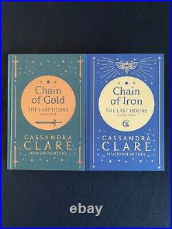 Illumicrate Chain of Gold + Chain of Iron Book Set with Print SIGNED SPRAYED NEW