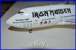 Inflight 200 1/200 Iron Maiden The Book of Souls World Tour 747-400 TF-AAK NIB