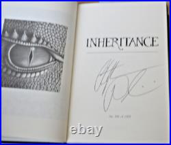 Inheritance Christopher Paolini Signed Limited First Edition 2011 Inheritance Christopher Paolini Signed Limited First Edition 2011