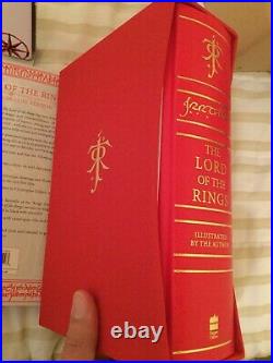 J R R Tolkien The Lord of the Rings 2021 Leather 1st PRINTING Slipcase Deluxe
