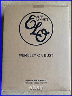 Jeff Lynne's ELO Wembley Or Bust Deluxe Genesis Publications Signed Leather Book