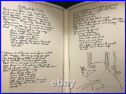 Joni Mitchell SIGNED Morning Glory On The Vine Book Limited Edition RARE