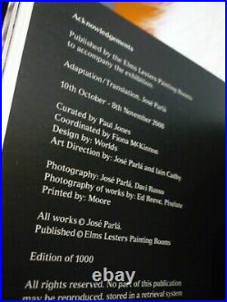 Jose Parla Adaptation / Translation Hand Signed Limited Edition Hb Book 2008