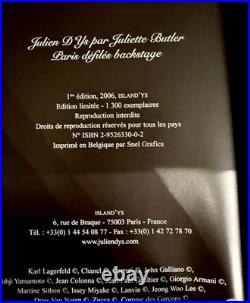 Julien D'Ys Paris Défilés Backstage SEALED First Edition Limited 1300