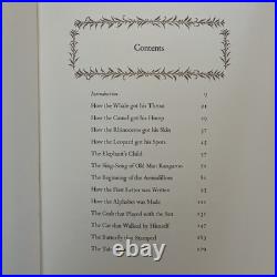 Just So Stories by Rudyard KIPLING numbered Limited Signed edition