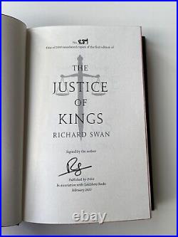 Justice Of Kings Sprayed Edge 1st Signed Edition Goldsboro Hardback Book GSFF
