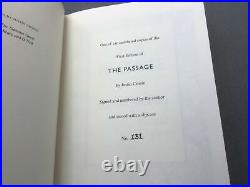 Justin Cronin Passage Trilogy + Rare Bonus. 1st/1st Signed Numbered Ltd Edt