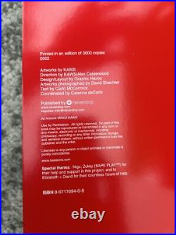 KAWS C10 Kimpsons Art Book RARE Limited Edition of 3000, Like New Graffiti