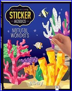 Kaleidoscope Sticker Mosaics Natural Wonders by Pty Ltd, Hinkler Book The Cheap