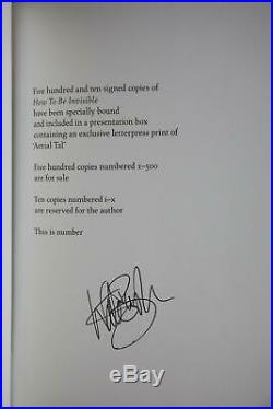 Kate Bush How to be Invisible signed limited first edition and print