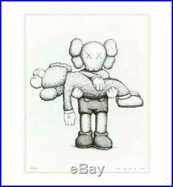 Kaws NGV Gone signed limited edition screen print / book Companion Hirst Emin