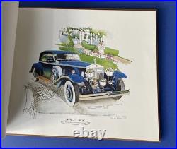 Ken Dallison Signed Limited Edition The Spirit Rolls Royce Lithograph Book