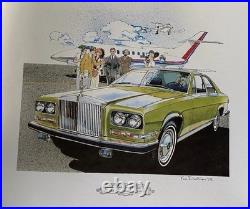 Ken Dallison Signed Limited Edition The Spirit Rolls Royce Lithograph Book