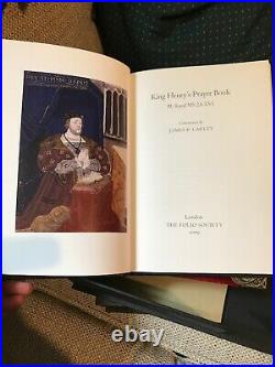 King Henrys Prayer Book Folio Society James Carley Limited Edition 2009