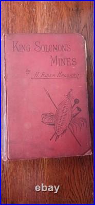 King solomons mines book First edition 1885 Haggard, H. Rider Published Cassell