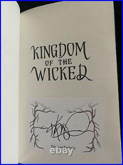 Kingdom of the Wicked Fairyloot Exclusive Signed Stenciled Edge Hardcover Unread