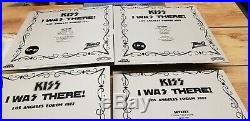 Kiss I Was There! Live Los Angeles'77 4lp Box + Dvd+ Book / Stkrs All Mint