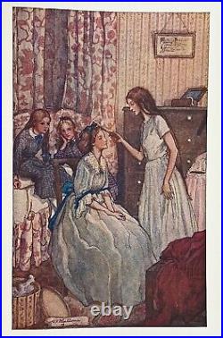 LITTLE WOMEN Civil War FIRST EDITION book COLOR PLATES Romance LOUISA MAY ALCOTT