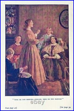 LITTLE WOMEN Civil War FIRST EDITION book COLOR PLATES Romance LOUISA MAY ALCOTT