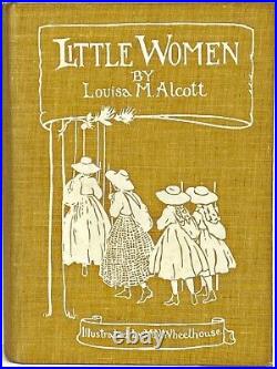 LITTLE WOMEN Civil War FIRST EDITION book COLOR PLATES Romance LOUISA MAY ALCOTT