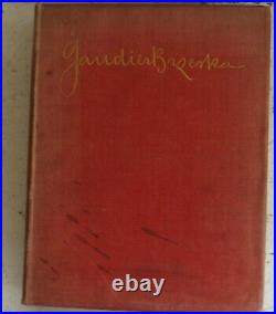 Large Vintage Book Life Henri Gaudier Brzeska Ede H/B Ltd Edn 1930 Sculptor Art
